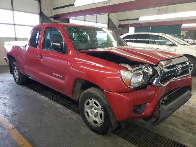 5TFTX4CN5EX036840 - 2014 TOYOTA TACOMA ACCESS CAB RED photo 4