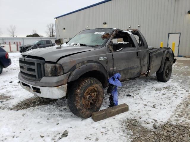 1FTWX31P96EA06006 - 2006 FORD F350 SRW SUPER DUTY GRAY photo 2