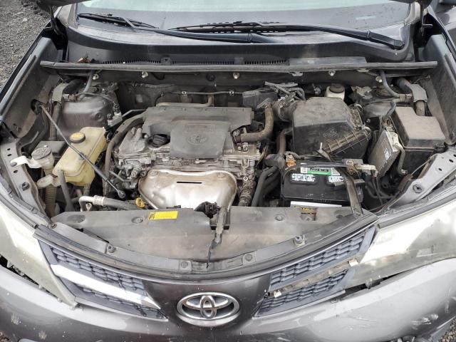 2T3WFREV9DW016443 - 2013 TOYOTA RAV4 XLE GRAY photo 11