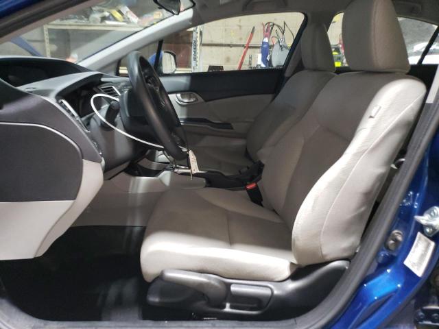 19XFB2F50DE029689 - 2013 HONDA CIVIC LX BLUE photo 7