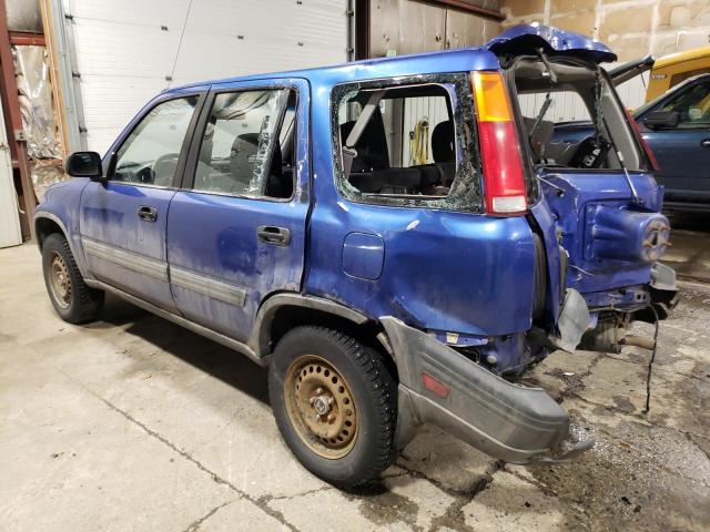 JHLRD1744YC053498 - 2000 HONDA CR-V LX BLUE photo 2