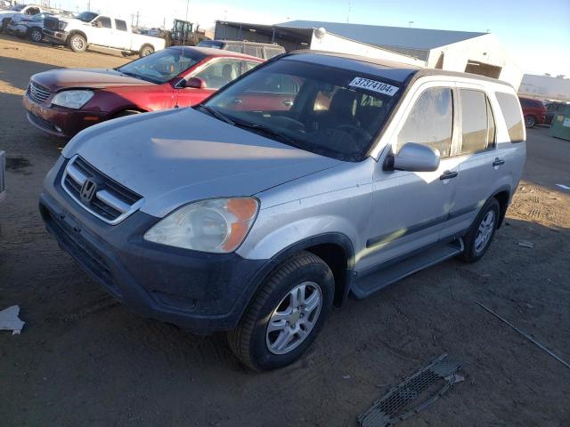 JHLRD78802C041215 - 2002 HONDA CR-V EX SILVER photo 1