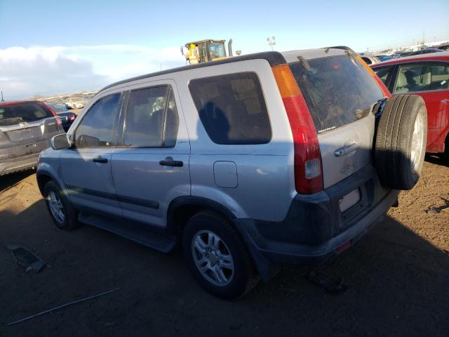 JHLRD78802C041215 - 2002 HONDA CR-V EX SILVER photo 2