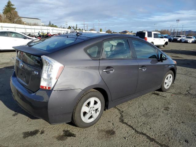 JTDKN3DU1B5350199 - 2011 TOYOTA PRIUS GRAY photo 3