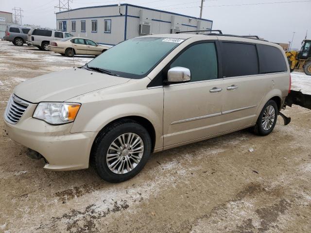 2C4RC1CG5DR737350 - 2013 CHRYSLER TOWN & COU TOURING L GOLD photo 1