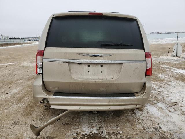 2C4RC1CG5DR737350 - 2013 CHRYSLER TOWN & COU TOURING L GOLD photo 6