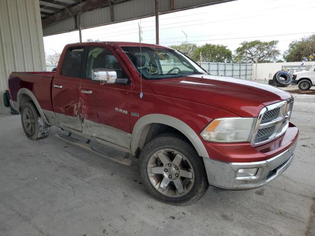 1D3HV18T29S734219 - 2009 DODGE RAM 1500 BURGUNDY photo 4