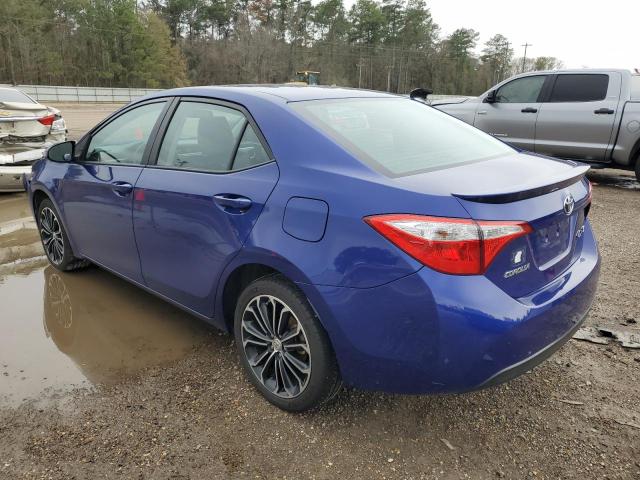 5YFBURHE3FP336273 - 2015 TOYOTA COROLLA L BLUE photo 2