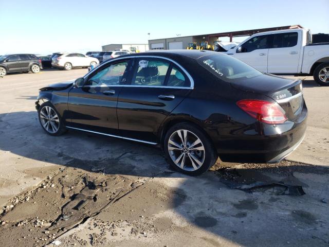 55SWF4JB3JU275993 - 2018 MERCEDES-BENZ C 300 BLACK photo 2