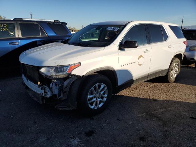 1GNERFKWXLJ204567 - 2020 CHEVROLET TRAVERSE LS WHITE photo 1