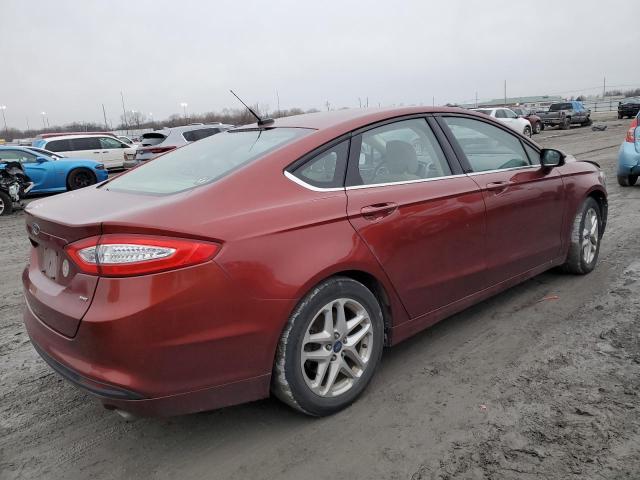 3FA6P0H79ER218586 - 2014 FORD FUSION SE BURGUNDY photo 3