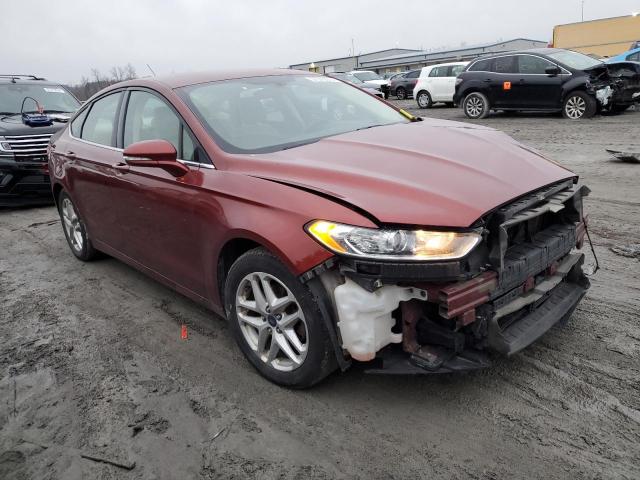 3FA6P0H79ER218586 - 2014 FORD FUSION SE BURGUNDY photo 4