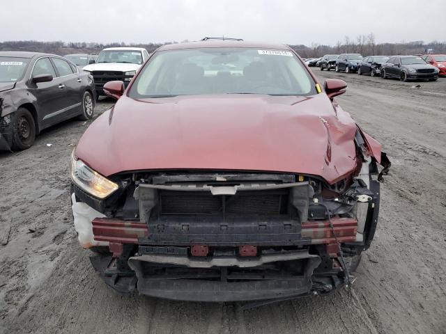 3FA6P0H79ER218586 - 2014 FORD FUSION SE BURGUNDY photo 5