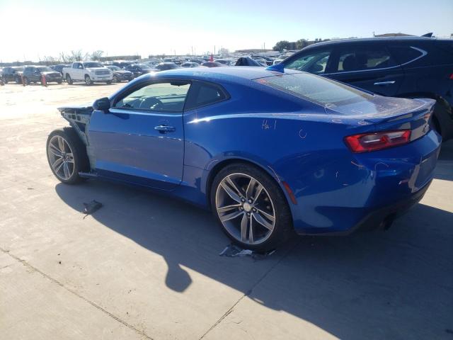 1G1FB1RX0J0107280 - 2018 CHEVROLET CAMARO LT BLUE photo 2