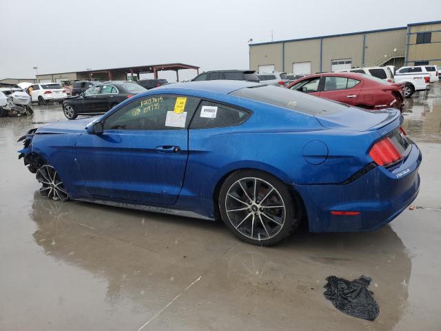 1FA6P8TH2H5209735 - 2017 FORD MUSTANG BLUE photo 2