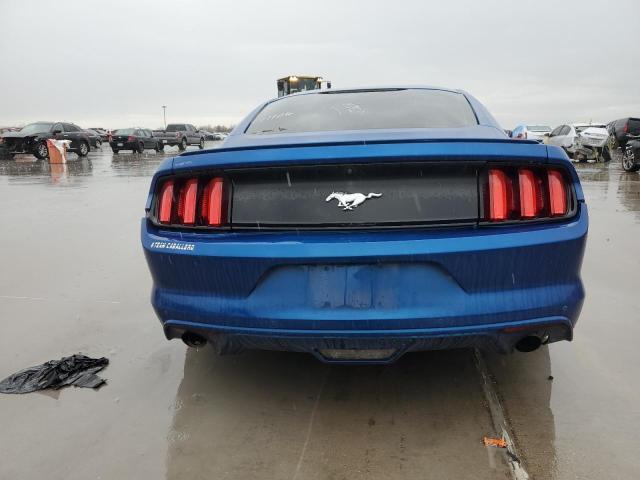 1FA6P8TH2H5209735 - 2017 FORD MUSTANG BLUE photo 6