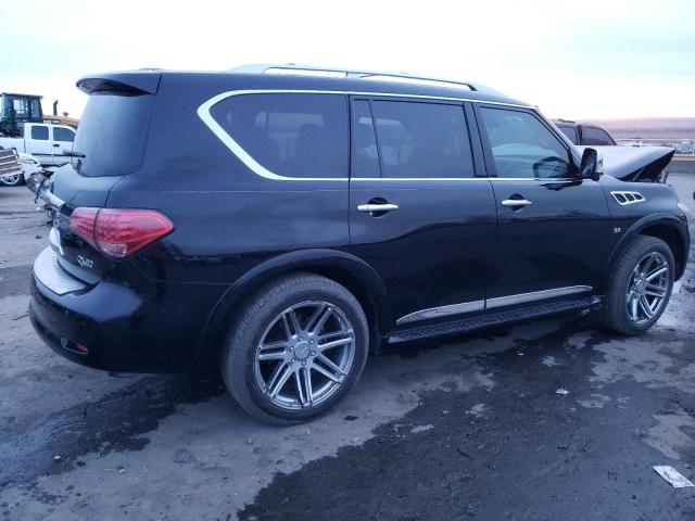 JN8AZ2NEXE9068453 - 2014 INFINITI QX80 BLACK photo 3