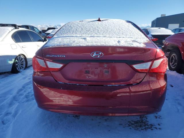 5NPEB4AC2CH349538 - 2012 HYUNDAI SONATA GLS RED photo 6