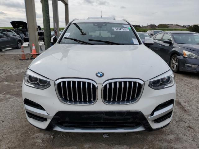 5UXTY3C04M9F16514 - 2021 BMW X3 SDRIVE30I WHITE photo 5