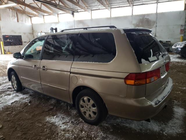 5FNRL18632B023077 - 2002 HONDA ODYSSEY EX BEIGE photo 2