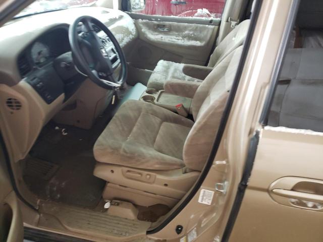 5FNRL18632B023077 - 2002 HONDA ODYSSEY EX BEIGE photo 7