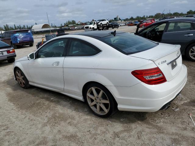 WDDGJ4HB4FG440608 - 2015 MERCEDES-BENZ C 250 WHITE photo 2