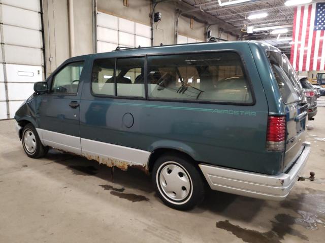 1FMDA31U6VZA16011 - 1997 FORD AEROSTAR TEAL photo 2