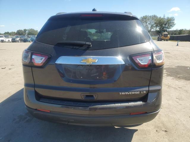 1GNKRFED7GJ291900 - 2016 CHEVROLET TRAVERSE LS GRAY photo 6