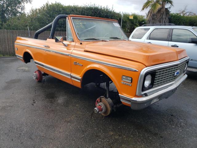 CKE182S109157 - 1972 CHEVROLET BLAZER K5 ORANGE photo 4