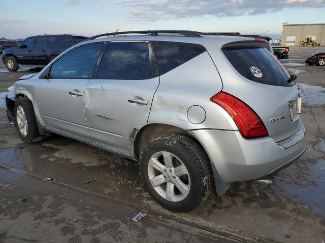 JN8AZ08T66W421837 - 2006 NISSAN MURANO SL SILVER photo 2