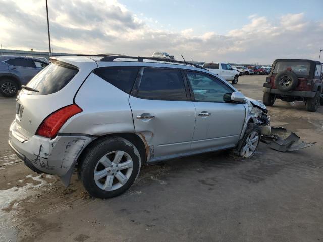 JN8AZ08T66W421837 - 2006 NISSAN MURANO SL SILVER photo 3