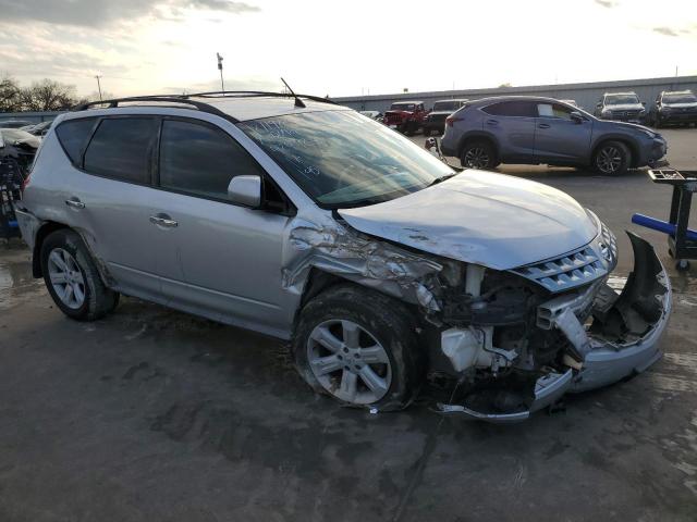 JN8AZ08T66W421837 - 2006 NISSAN MURANO SL SILVER photo 4