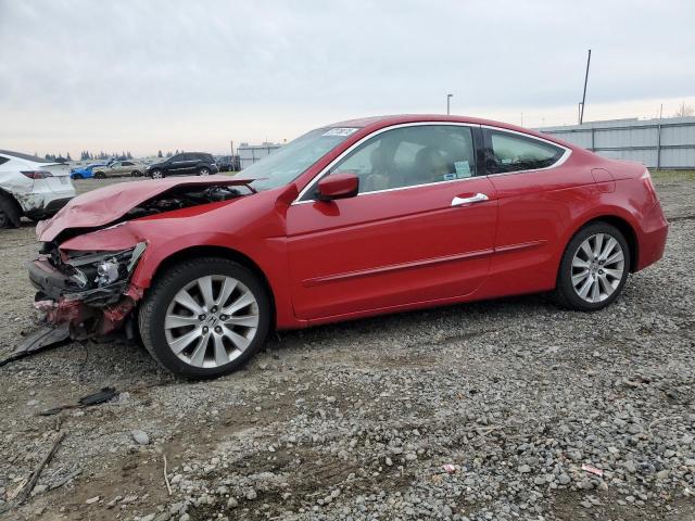 1HGCS22899A000027 - 2009 HONDA ACCORD EXL RED photo 1