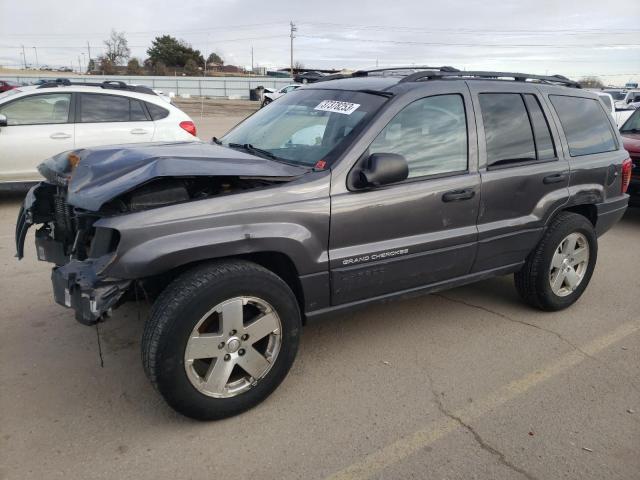 1J4GW48S24C228977 - 2004 JEEP GRAND CHER LAREDO GRAY photo 1