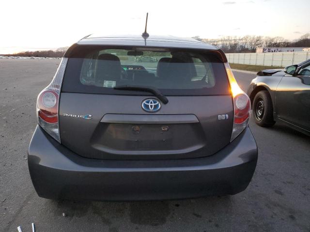 JTDKDTB30C1006983 - 2012 TOYOTA PRIUS C GRAY photo 6