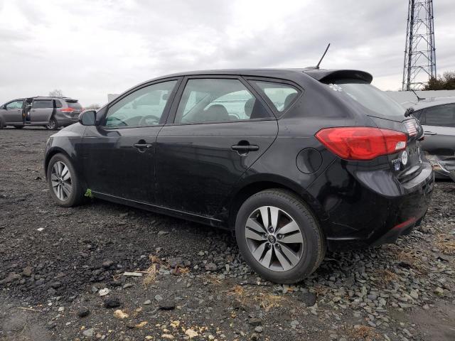 KNAFU5A27D5658299 - 2013 KIA FORTE EX BLACK photo 2