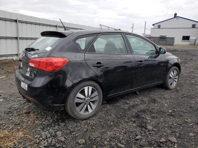 KNAFU5A27D5658299 - 2013 KIA FORTE EX BLACK photo 3