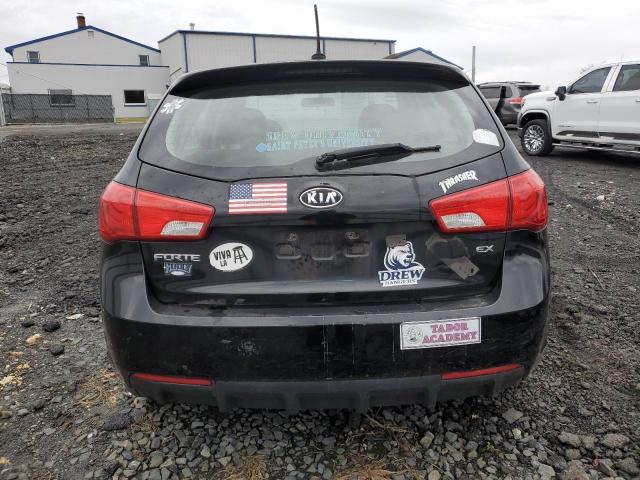 KNAFU5A27D5658299 - 2013 KIA FORTE EX BLACK photo 6