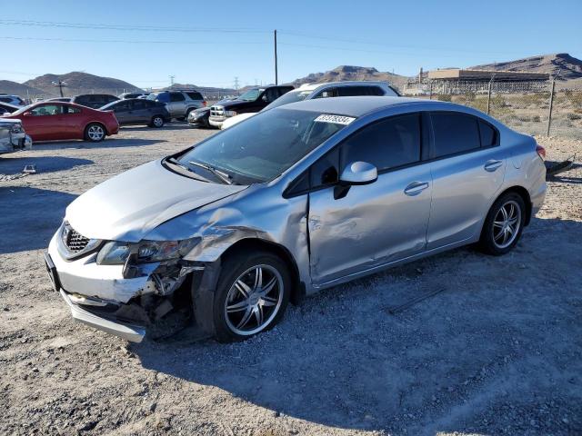 2HGFB2F54DH526816 - 2013 HONDA CIVIC LX SILVER photo 1