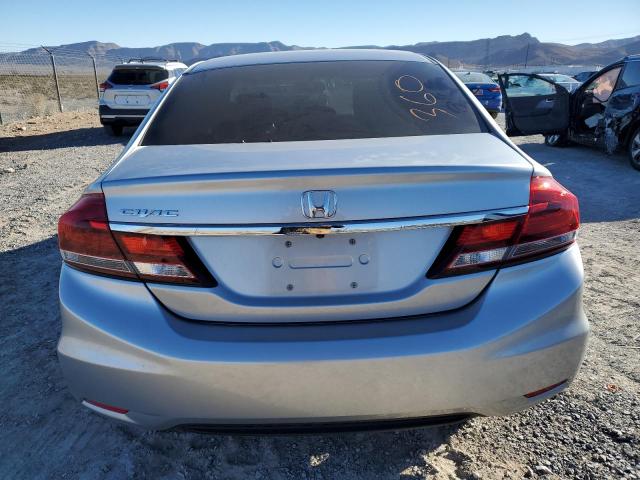 2HGFB2F54DH526816 - 2013 HONDA CIVIC LX SILVER photo 6