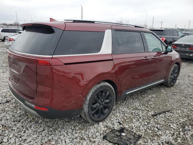 KNDNE5H34P6226780 - 2023 KIA CARNIVAL SX RED photo 3