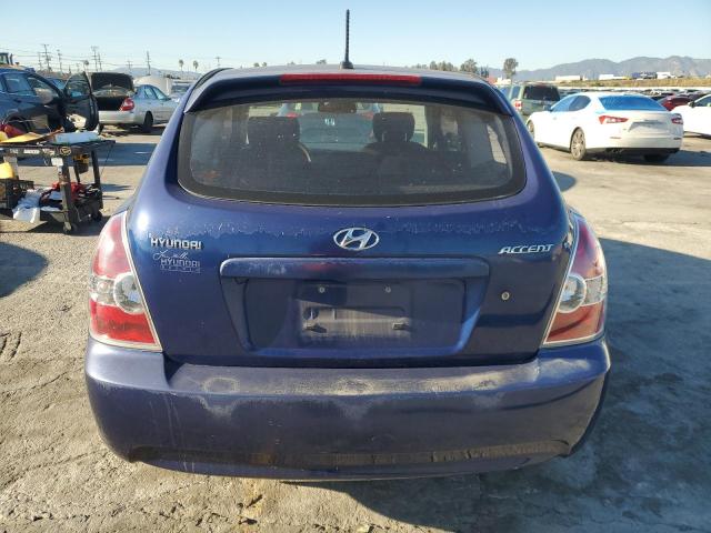 KMHCM36C18U105067 - 2008 HYUNDAI ACCENT GS BLUE photo 6