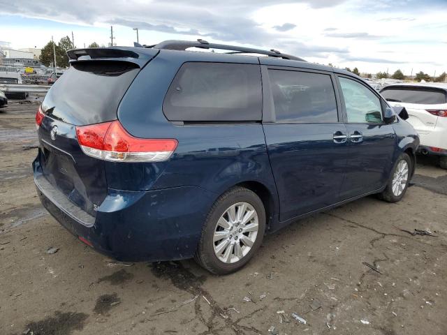 5TDDK3DCXCS034675 - 2012 TOYOTA SIENNA XLE BLUE photo 3