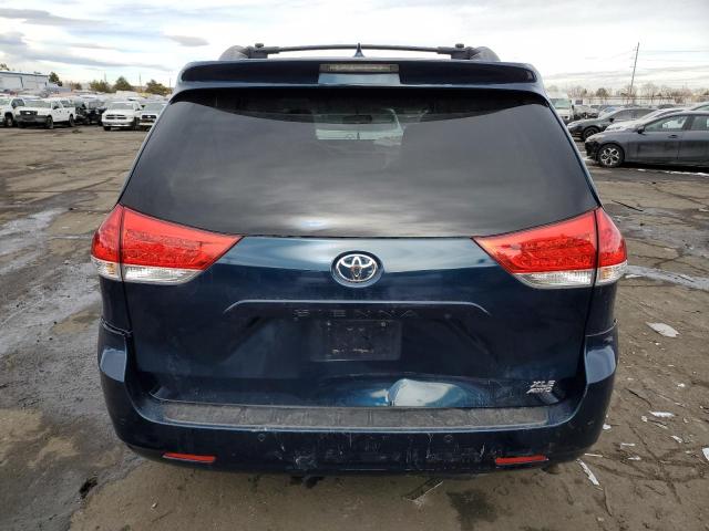 5TDDK3DCXCS034675 - 2012 TOYOTA SIENNA XLE BLUE photo 6