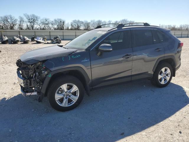 4T3RWRFV5MU041528 - 2021 TOYOTA RAV4 XLE GRAY photo 1