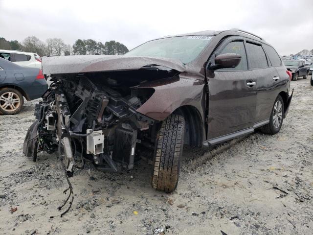 5N1DR2MN5KC620784 - 2019 NISSAN PATHFINDER S BROWN photo 1
