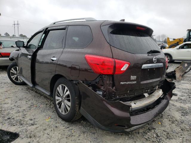 5N1DR2MN5KC620784 - 2019 NISSAN PATHFINDER S BROWN photo 2