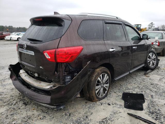 5N1DR2MN5KC620784 - 2019 NISSAN PATHFINDER S BROWN photo 3