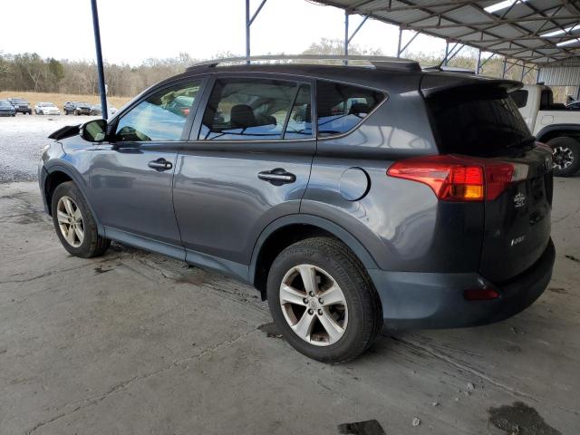 JTMWFREV8EJ000136 - 2014 TOYOTA RAV4 XLE GRAY photo 2