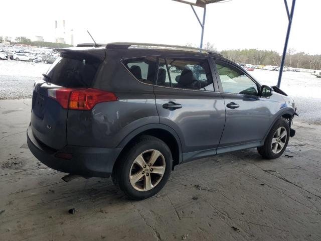 JTMWFREV8EJ000136 - 2014 TOYOTA RAV4 XLE GRAY photo 3